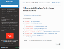 Tablet Screenshot of docs.offlineimap.org